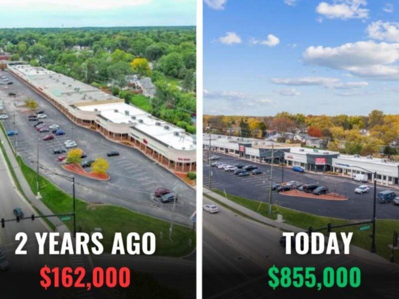 What Lindenhurst Plaze looked like 2 years ago vs today!